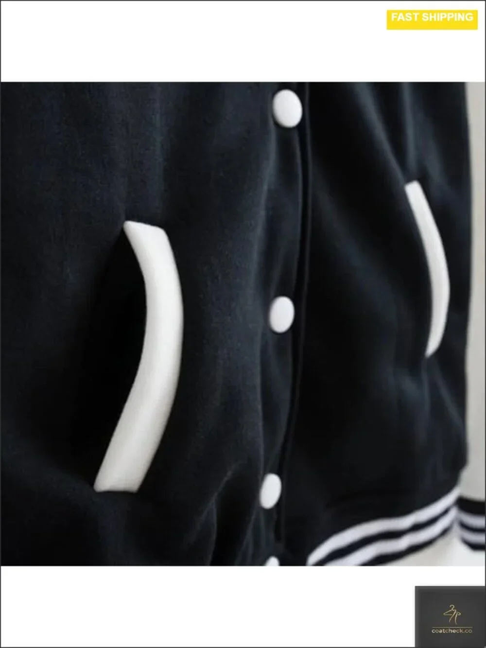 Varsity Baseball Jacket Casual Letterman Bomber Lightweight Windbreaker